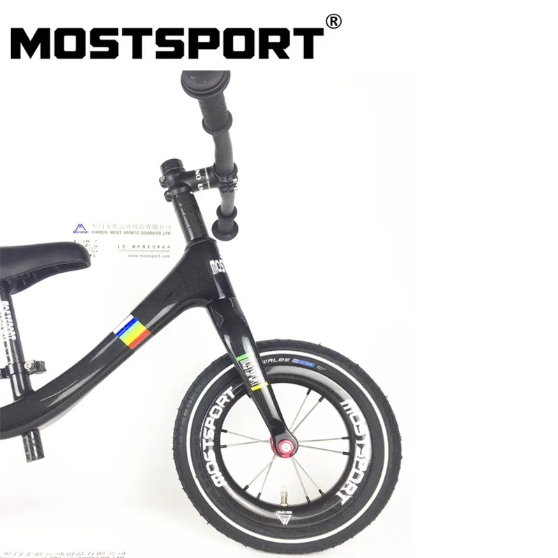 MOSTSPORT 12 дюймов полностью углеродный полный баланс велосипеда детский велосипед
