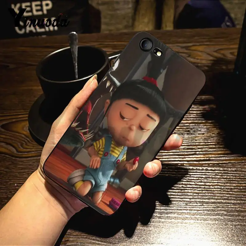 Чехол Yinuoda для iphone 7 6 X мультяшный Забавный мальчик Агнесс лучший чехол оболочка