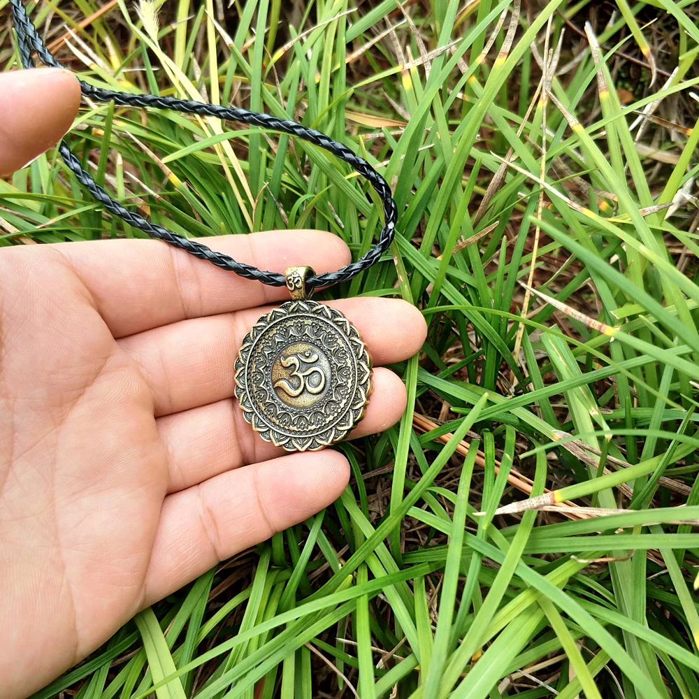 LANGHONG 1 шт. Тибет ожерелье Мандала духовное геометрия амулет Религиозные