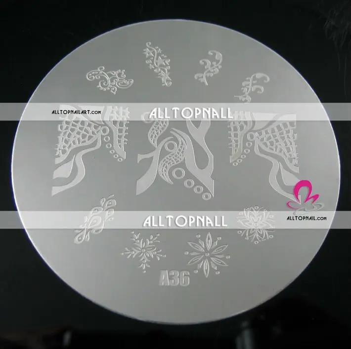 Бесплатная доставка 200x Pro класс 7 см пластины для штамповки ногтей DIY Дизайн |
