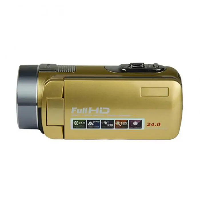 Новые поступления, Full Hd 1080p CMOS 16X цифровая видеокамера, видеокамера для дома и улицы, для путешествий, с функцией захвата лица, ночная съемка