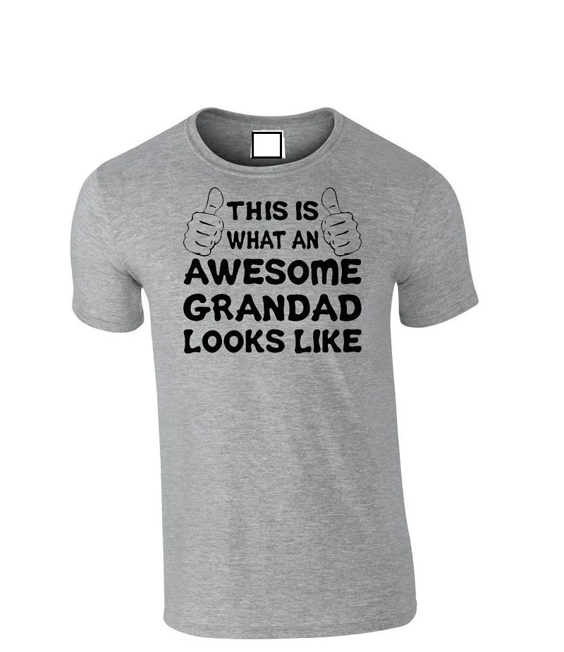 2018 новые футболки с принтом Awesome кроя выглядит как Экипаж шеи короткий рукав