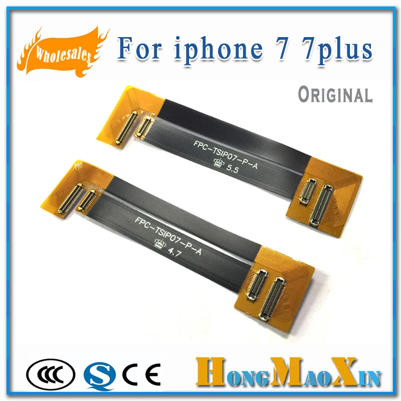 2 шт. 100% оригинал качество новинка ЖК-тестер гибкий кабель для iPhone 7 Plus ЖК-дисплей
