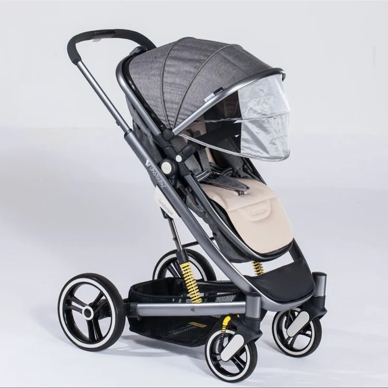 Бесплатная доставка детская коляска Uhababy складная амортизатор для 0 36 месяцев|pram