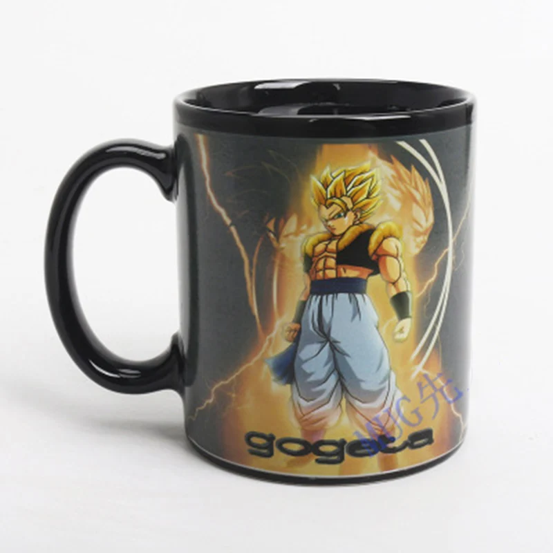 L Dragon Ball Z Супер Saiyan Цвет изменение кружка кружки Аниме Супер Саян Гоку Термокружка Волшебная чашка для молока и чая подарок на день рождения для мальчиков - Цвет: L