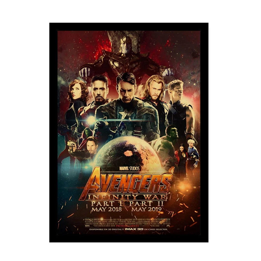 Vinatge фильм Marvel Мстители Бесконечность Войны Плакат крафт-бумага напечатаны ретро постеры с супергероями домашний Декор стены стикеры