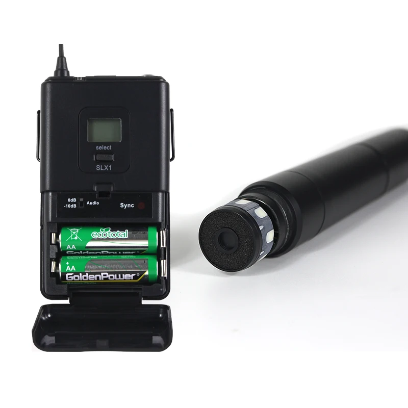 Беспроводной микрофон Регулируемая частота UHF SLX24/BETA58A профессиональный ручной петличный микрофон наушники одноканальный логотип OEM