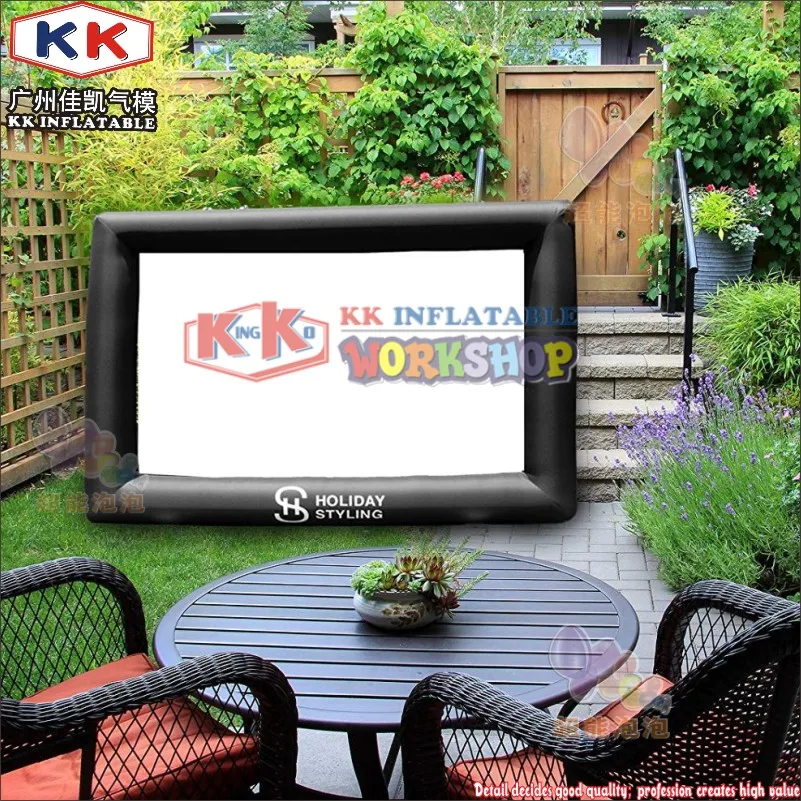Открытый и Крытый семейный используемый надувной задний проекционный экран