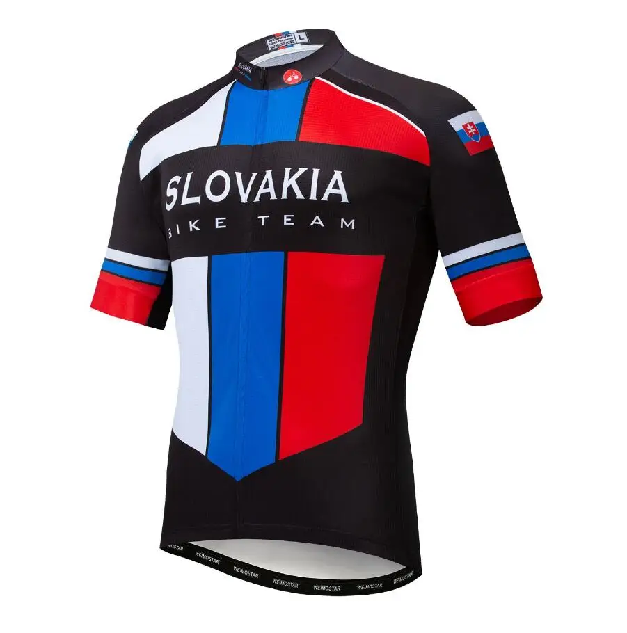 Slovakia Велосипедная майка, Мужская велосипедная майка, топ, Израиль, Чешская Республика, США, Великобритания, Колумбия, Россия, Германия, Польша, MTB, велосипед, Майо, Ciclismo - Цвет: Slovakia