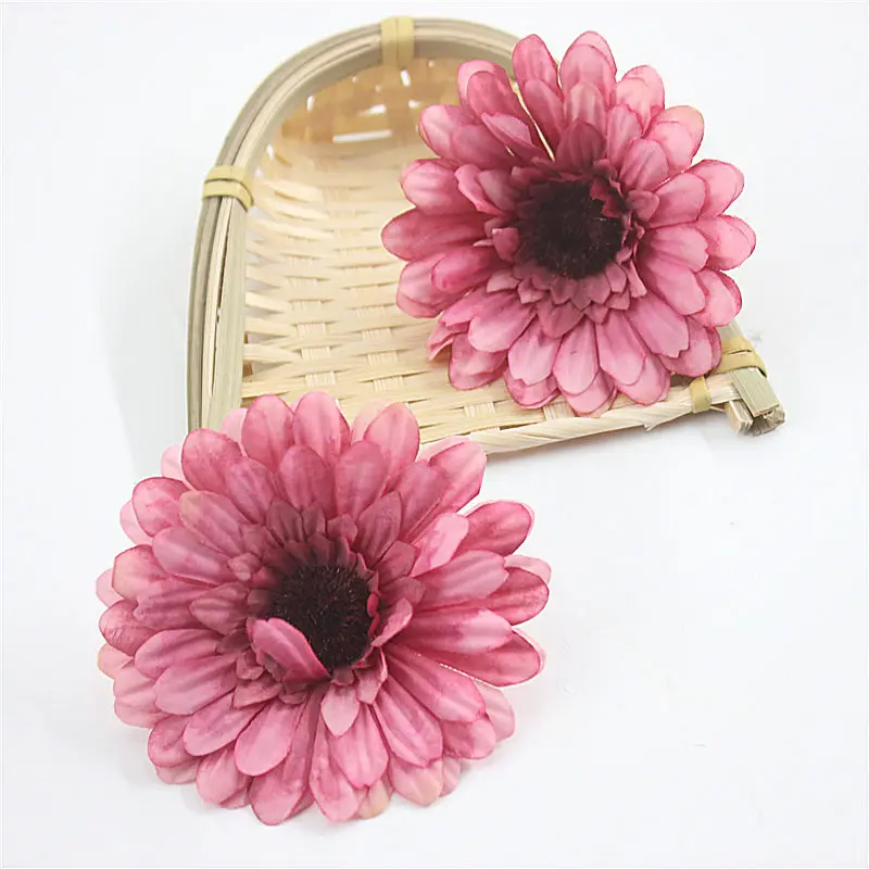 2 разноцветных подсолнухов свадебное семейное украшение искусственный цветок