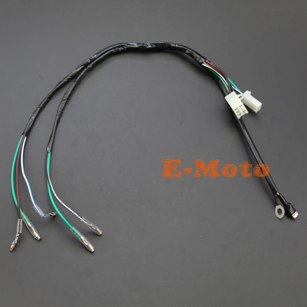 Жгут проводов двигателя для питбайка 70cc 110cc 125cc Lifan Loncin Zongshen SSR Taotao Roketa