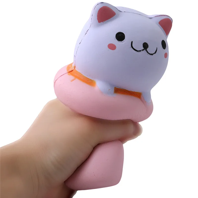 Новый 14 см Jumbo Милая чашка кошка забавная игрушка ролевые симуляторы Обучающие