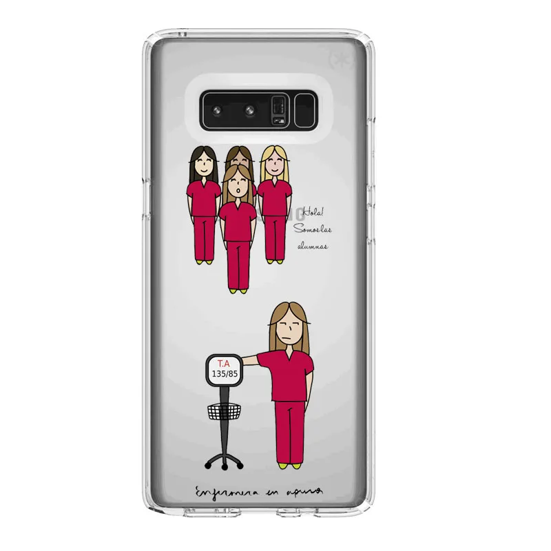 TPU Испания милый мультфильм медицина медсестры доктор дантист ТПУ Мягкий силиконовый чехол для samsung A30 S10LITE S9 S7 S8 S9PIUS S7EDGE 2018A8 A6 - Цвет: TPU