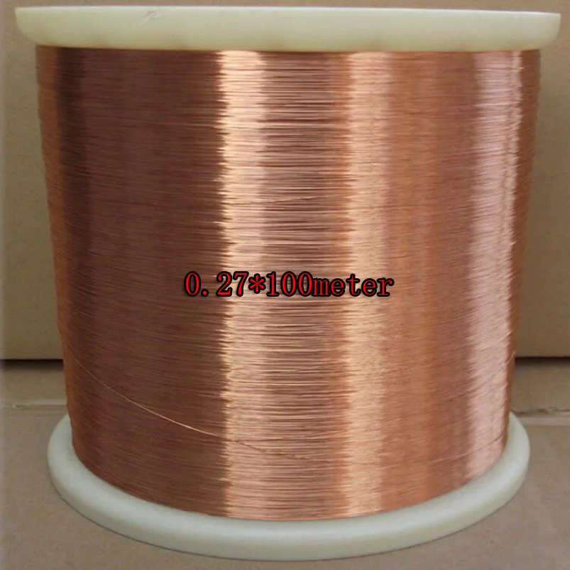 0 27 мм 100 м/катушка новая полиуретановая эмалевая проволока медная в виде медной