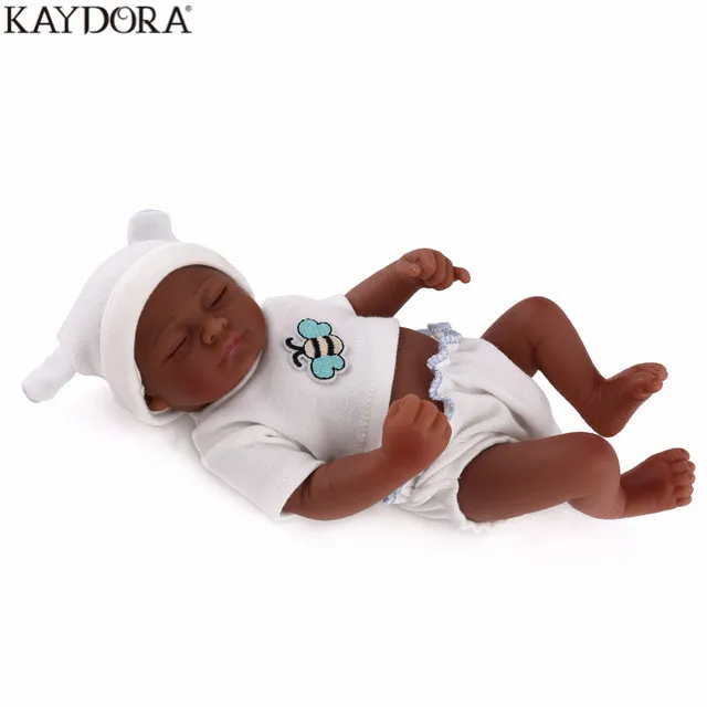 KAYDORA Reborn Baby Dolls мальчик черная кожа полностью винил африканские игрушки для детей