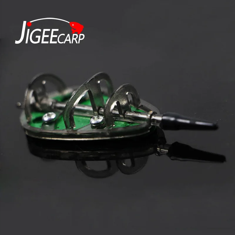 JIGEECARP 1 шт. барбель для карпа грубый Встроенный плоский метод набор кормушка и