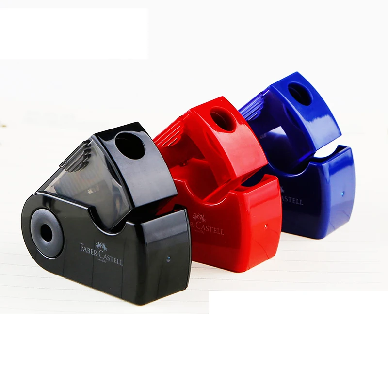 Германия Фабер Кастель двойное отверстие одно точилка для карандашей школьные