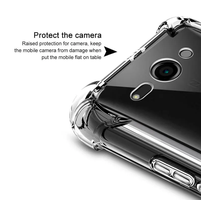 IMAK Для sony XZ2 компактный чехол противоударный мягкий Задняя накладка чехла из ТПУ для sony Xperia XZ2 Compact Dual Sim