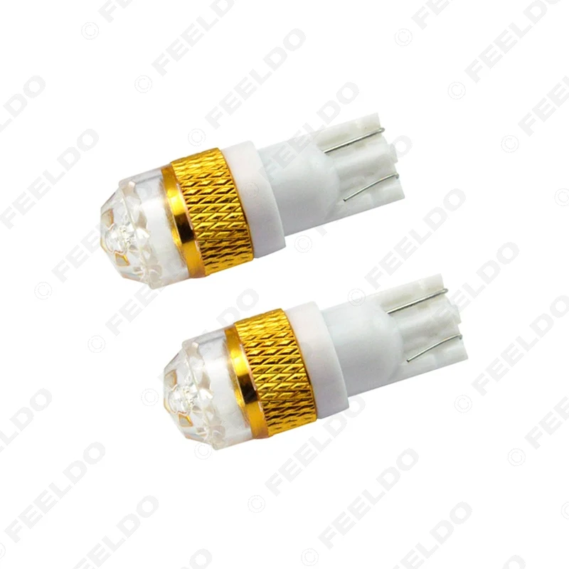FEELDO 1 шт. мощность белый T10 194 168 5730SMD 2Led s призматическая поверхность Автомобильные