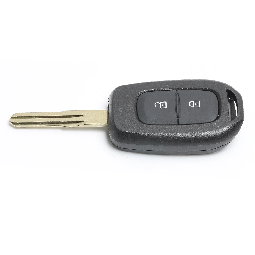 KEYECU Замена дистанционного ключа оболочки чехол Fob 2 кнопки для Renault Duster Trafic Clio4 Master3