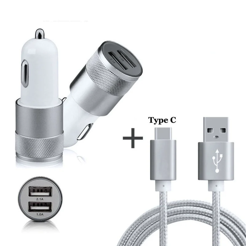 Type C USB 3 1 кабель для зарядки и передачи данных фута + Автомобильное зарядное