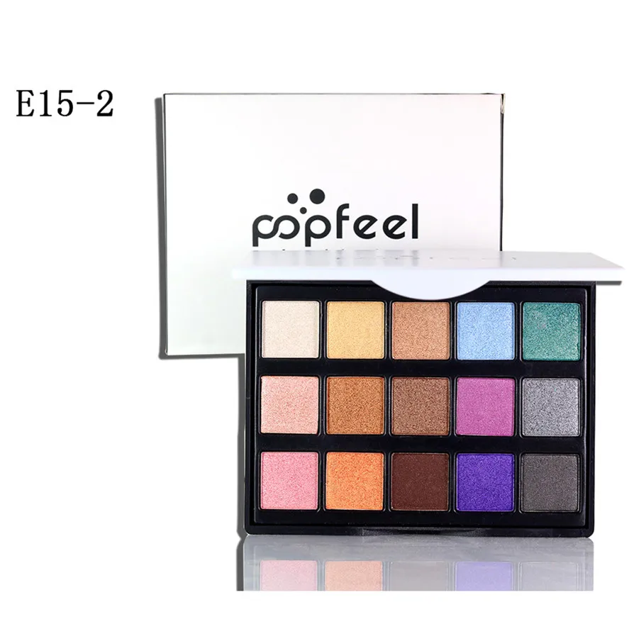 Popfeel Новинка 2017 портативная Косметическая матовая палитра теней для век крем