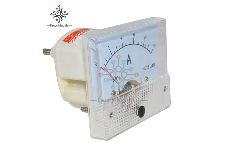 Белый амперметр постоянного тока 10 А/стандартный аналоговый 85C1 0 А|gauge|gauge metergauge