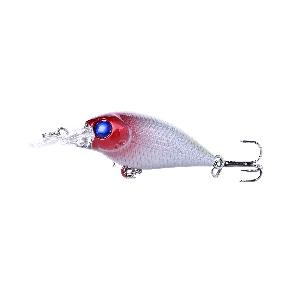 HENGJIA 1PC Hard Bait Swimbait Artificial Pesca 5CM-4.4G Wobblers Fishing Tackle Plastic pike trolling bait | Спорт и развлечения