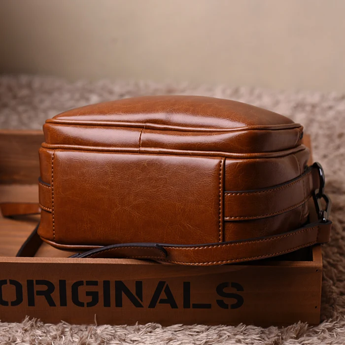 Женская сумка из натуральной телячьей кожи WOONAM маленькая через плечо с верхним