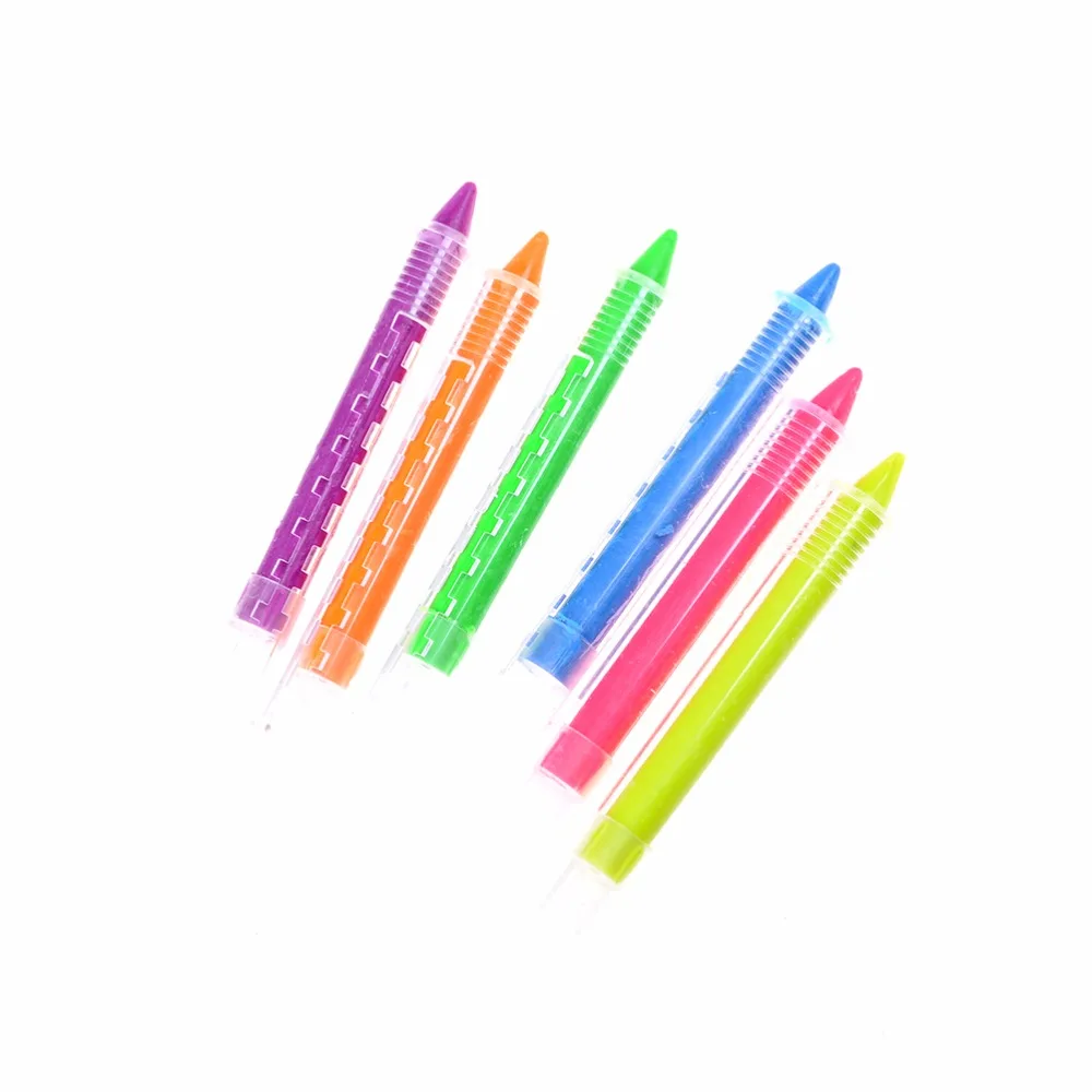 6 шт./компл. карандаш для малышей и детей постарше живопись лица тела набор помад