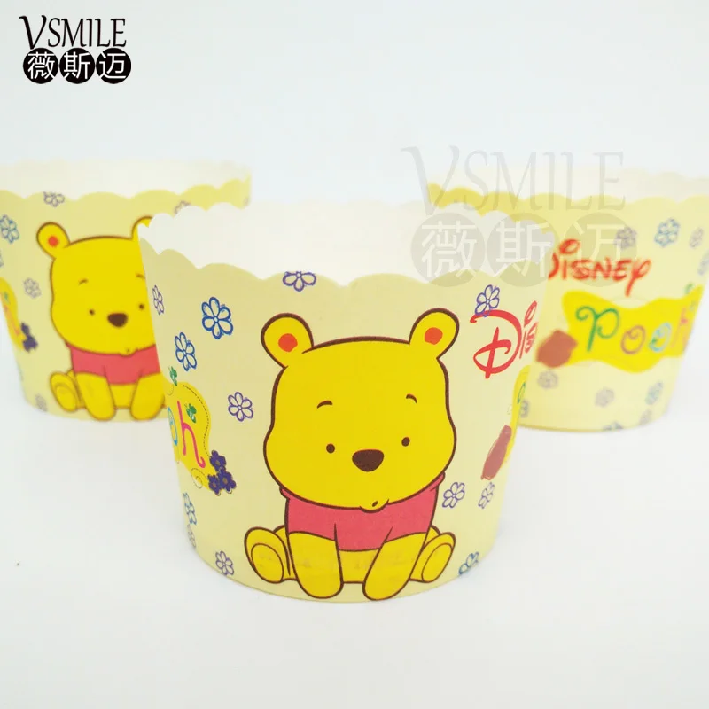 100pcs Cute Animals zoo Monkey rabbits cupcake liners cups paper baking decorative wedding birthday party favors | Дом и сад
