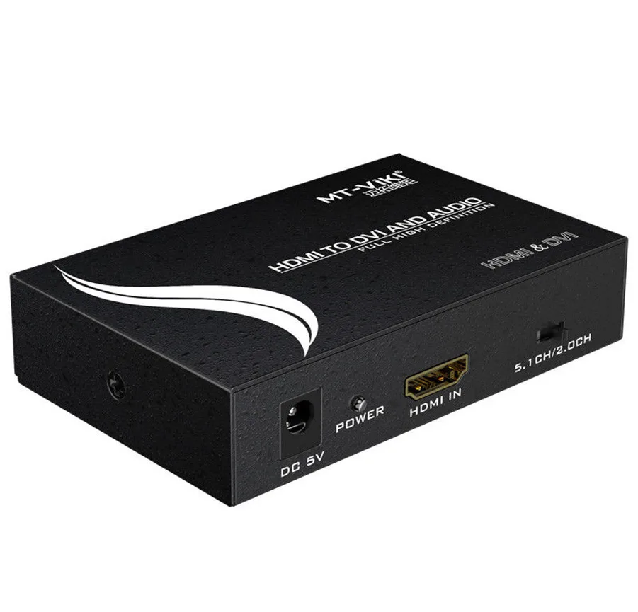 MT-VIKI HDMI в DVI конвертер с аудио SPDIF XBOX PS4 монитор 1 точка 2 HD Поддержка 1920*1080P MT-HDV13 |