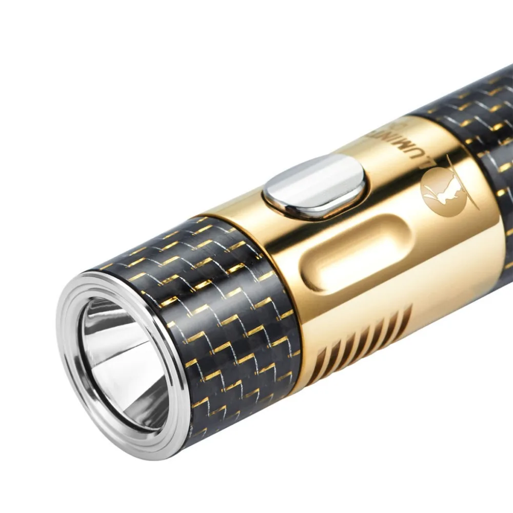 LUMINTOP Duke аккумуляторный фонарь из латуни + Премиум углеродного волокна материал