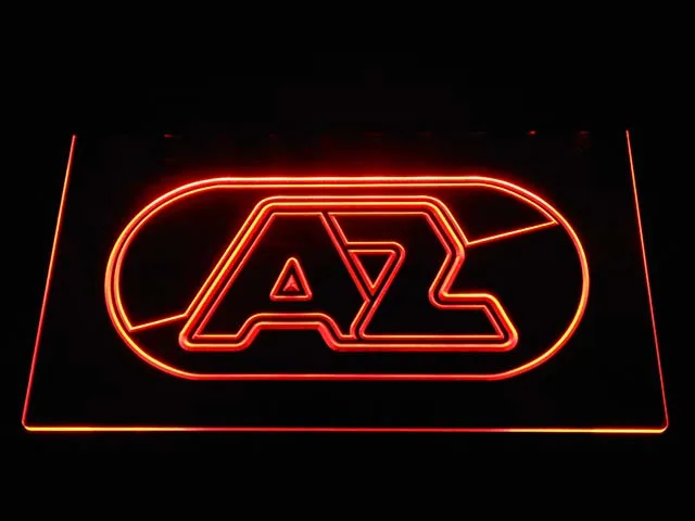 B1010 20 + цвета 5 размеров AZ Alkmaar Zaanstreek Эредивизи футбол светодиодный неоновый
