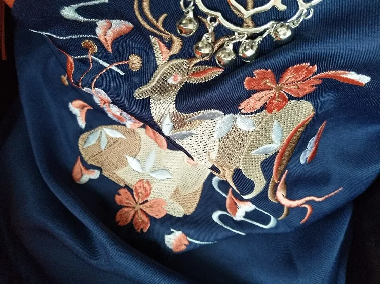 Вышивка Hanfu для женщин певцов традиционная сценическая одежда народное платье карнавальный наряд взрослой династии Мин косплей одежда DC1854