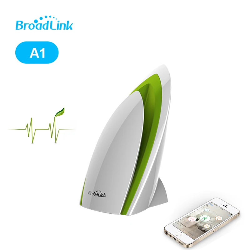 Broadlink A1 E-Air Quality Detector Filter Testing Air Humidity PM2.5 Remote Control by WIFI/Infrared Home Automation EU plug |