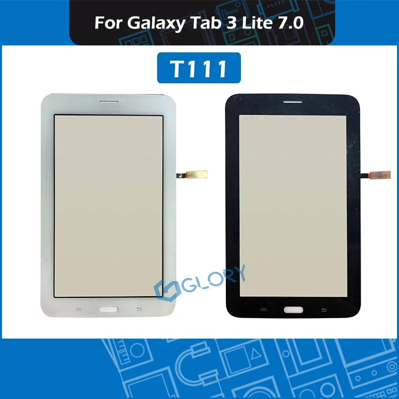 10 шт./лот для Samsung Galaxy Tab 3 Lite 7, 0 SM-T111 T111 ЖК-дисплей сенсорный экран панель Стекло Замена