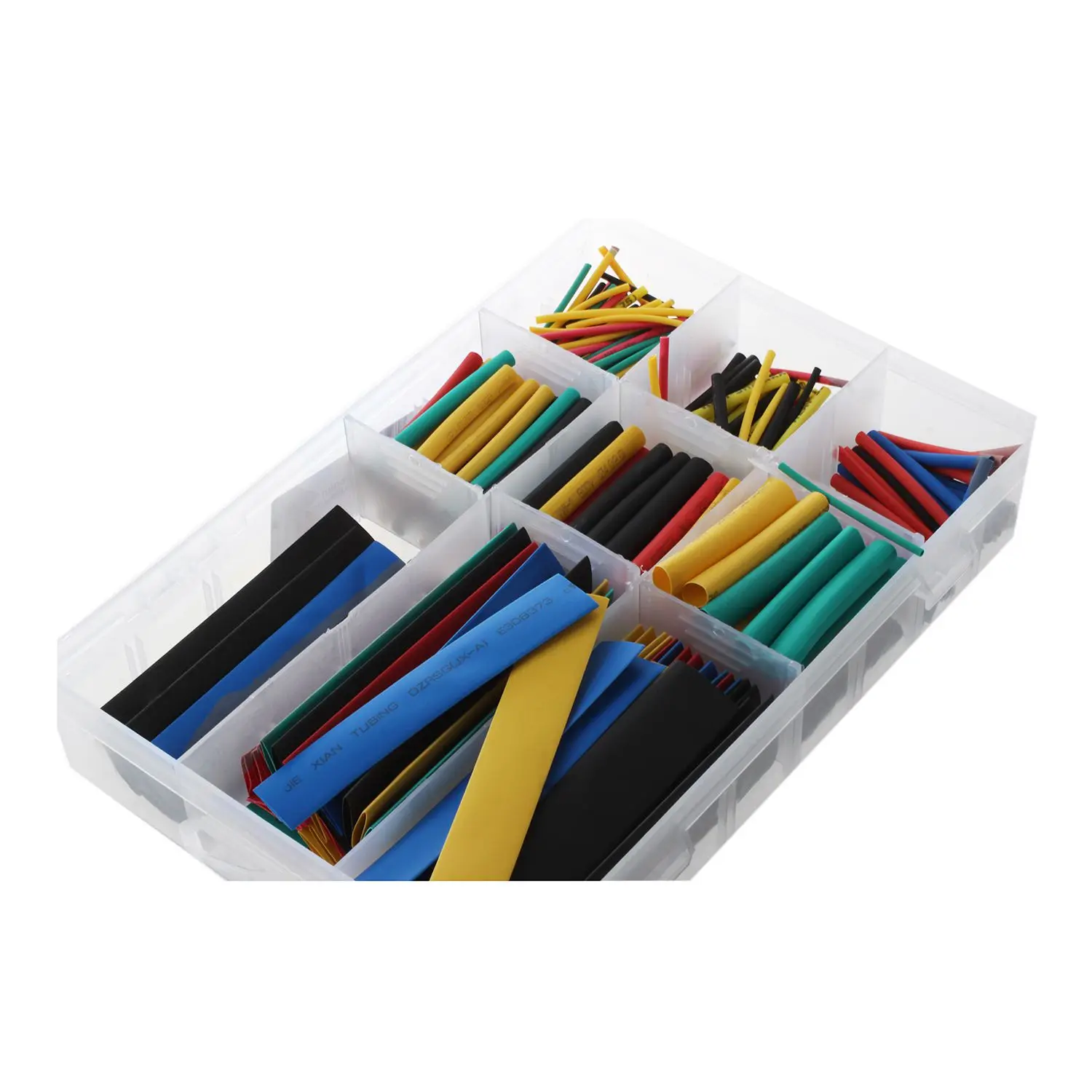 Best price 328PCS 2:1 Polyolefin Heat Shrink Tubing Tube Sleeve Wrap Wire Assortment 8 Size | Обустройство дома
