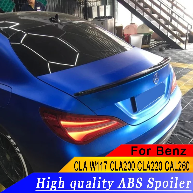 Для Mercedes Benz CLA W117 cl200 CL220 CAL260 2013 до высокое качество обтекаемые Спойлеры задний спойлер багажника