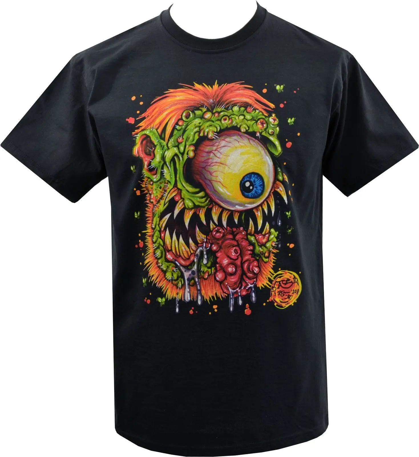 Мужская футболка Jonny ACE DRAG SLOB MONSTER GROSS COMIX LOWBROW ART EYEBALL S 5XL|Мужские футболки| |