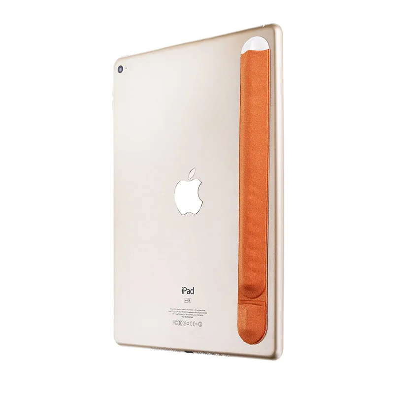 Противоскользящий фланелевый чехол-накладка для iPad Pro 9,7 10,5 12,9 Чехол-ручка наклейки для сумок Набор держателей для Apple Pencil чехол против потери - Цвет: Brown
