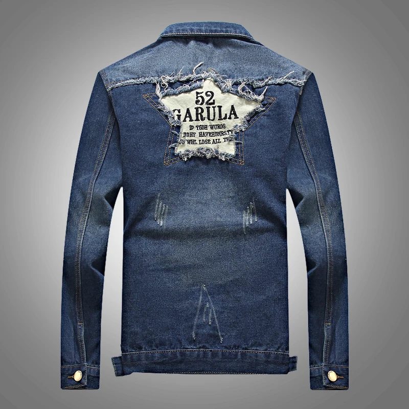 Mens Denim Jacket Hip Hop Bomber Men Solid Casual Slim Quality Coats Streetwear Cowboy Jean Chaqueta Hombre | Мужская одежда