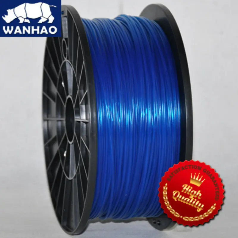 Blue 5 ядер wanhao pla 3d filamento de impressora 1 75 мм катушка кг|Материалы для 3D-печати| |