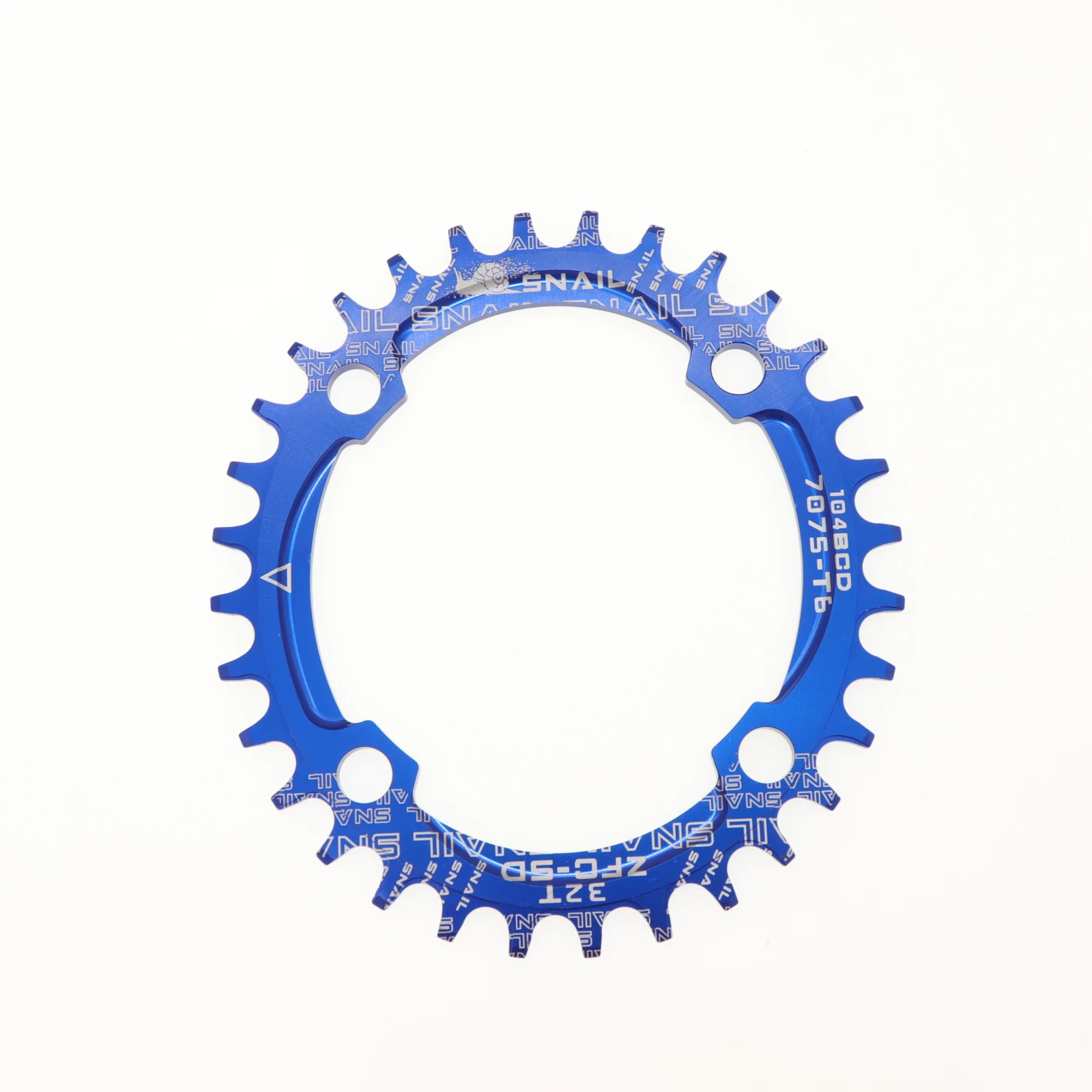 SNAIL Chainring 104 BCD Овальный 32 34 36 38T зуб узкий n широкий один сверхлегкий пластина MTB горный велосипед 104BCD дорожная цепь кольцо