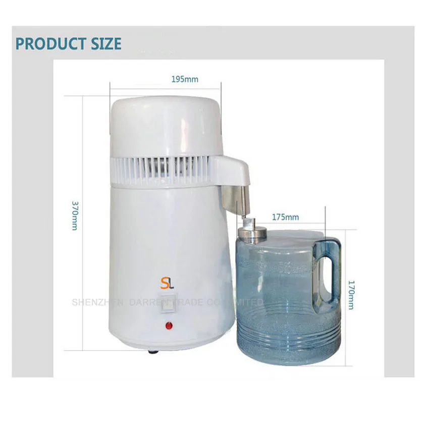 Дистиллятор воды из нержавеющей стали 4 л | Бытовая техника