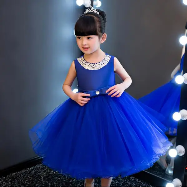 Детское празднивечерние платье для девочек свадебное с цветочным рисунком