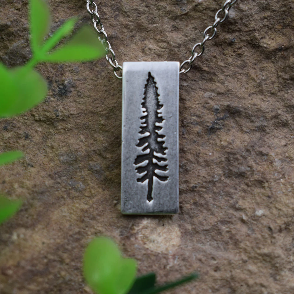 Винтажное ожерелье из сосны 1 шт. природных материалов подарок для