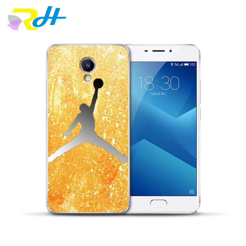 Крышка чехол для Meizu U10 U20 M5 Примечание M5C M3C Pro 6 M3S Max M5S M6 M3 Корпус Jordan из ТПУ телефона