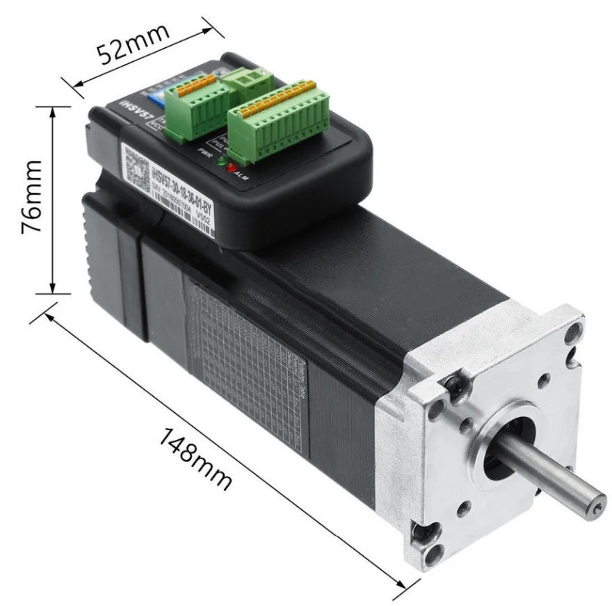JMC NEMA 23 мотор сервопривода 180 W 3000 об/мин 0.6Nm 57 интегрированный 36VDC iHSV57-30-18-36-01-BY