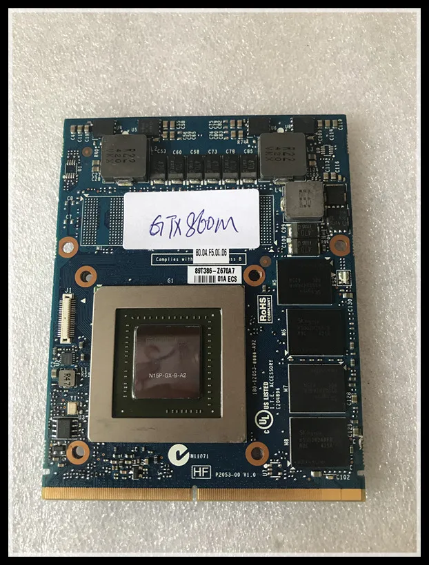 Видеокарта originianl J0M0K видеокарта для ноутбука DELL M17X R5 M18X R3 2 Гб GTX860M GTX 860M MXM 3 0
